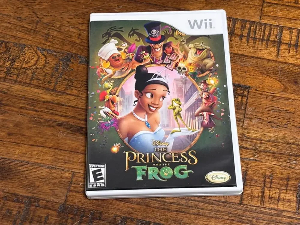 Disney Princess & the Frog - Nintendo Wii Case, Booklet And  Game